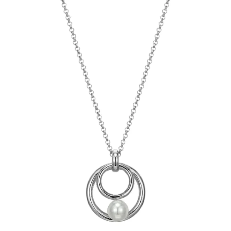 Elle "Simpatico" Pearl Drop Pendant Necklace