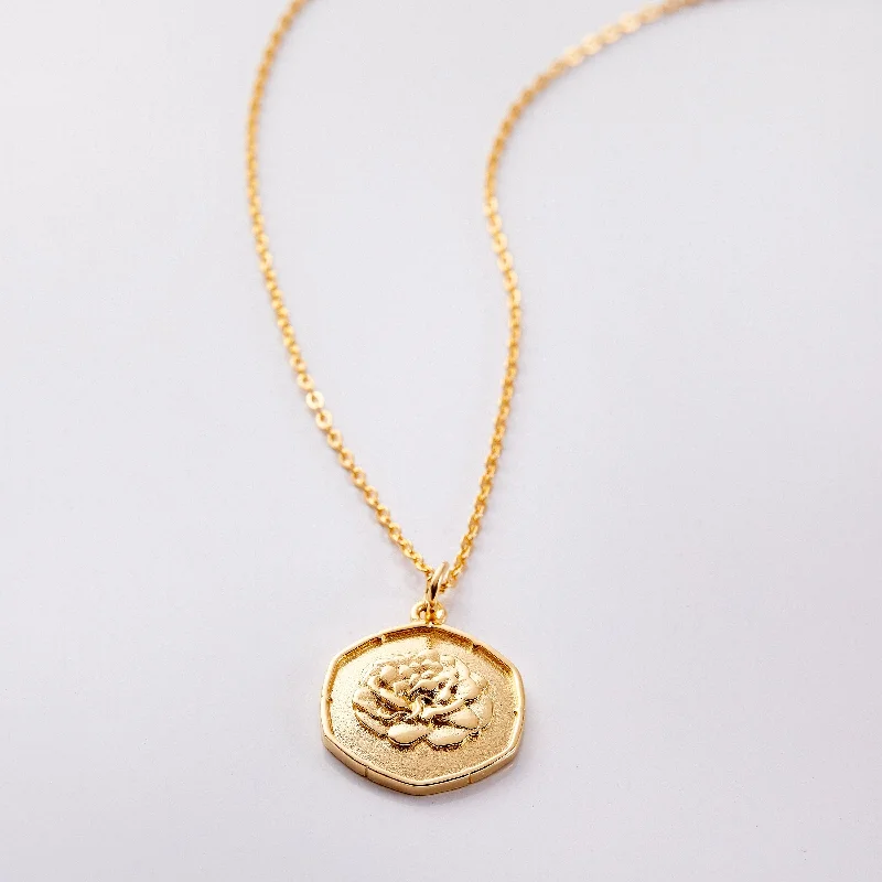 Delicate Gold Chain January | Birth Flower Necklace