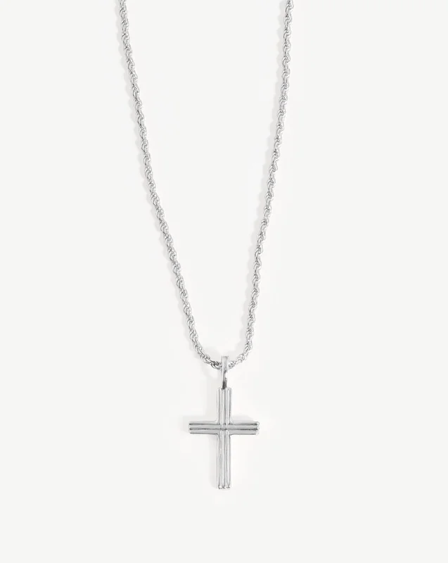 Lucy Williams Classic Cross Long Necklace