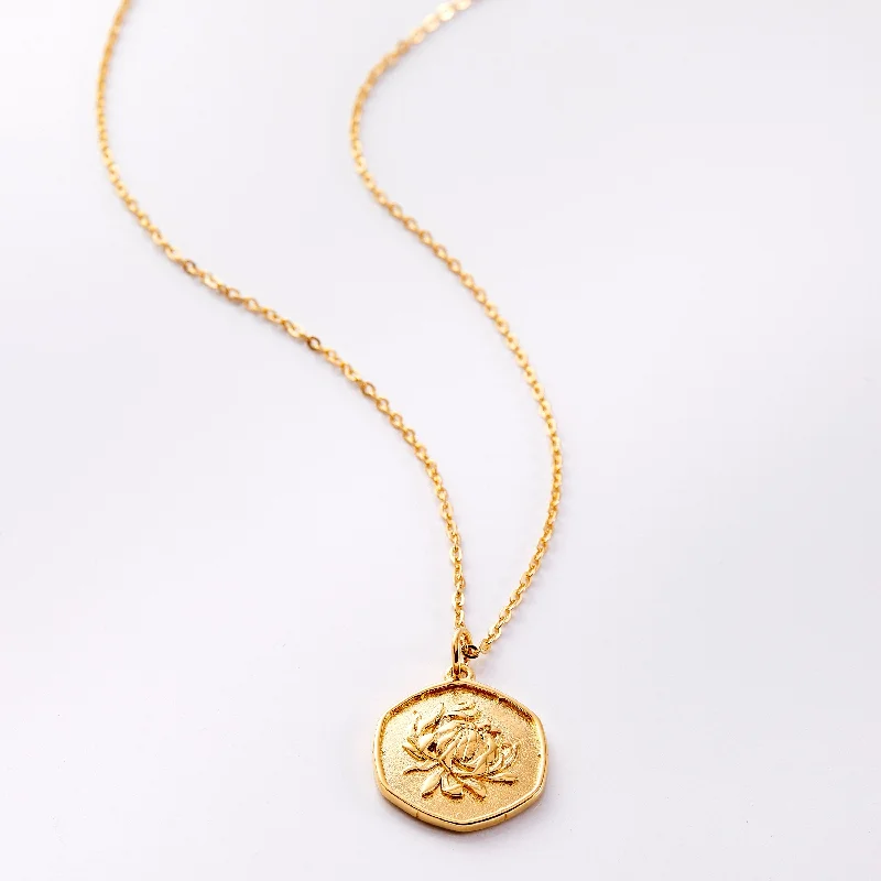 Yellow Gold Chain November | Birth Flower Necklace