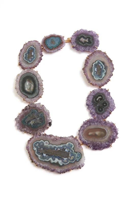 Amethyst Stalactite Necklace