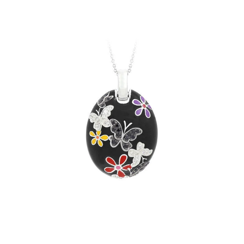 Flutter Black and Multicolor Pendant