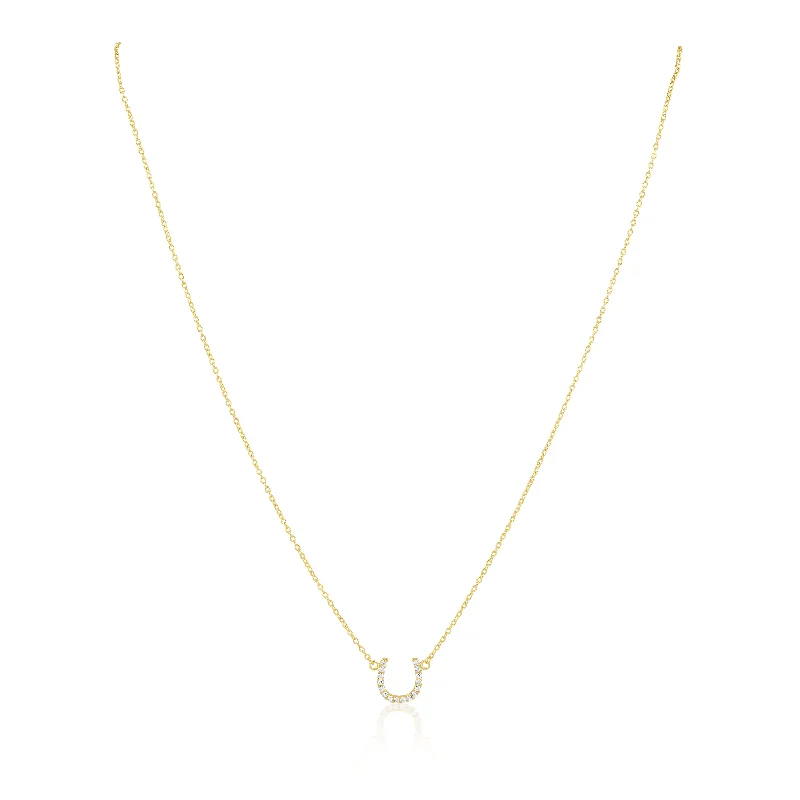 Bridgette Mini Horseshoe Necklace