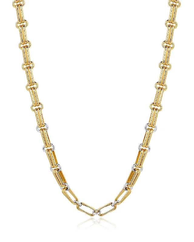 Dalia Two-Tone Chain Necklace