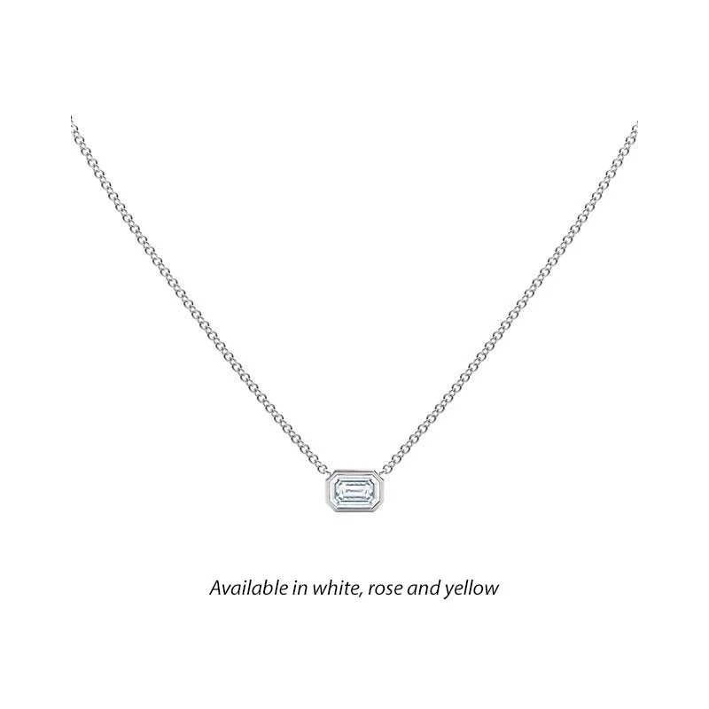 Forevermark Tribute™ Emerald Cut Diamond Necklace