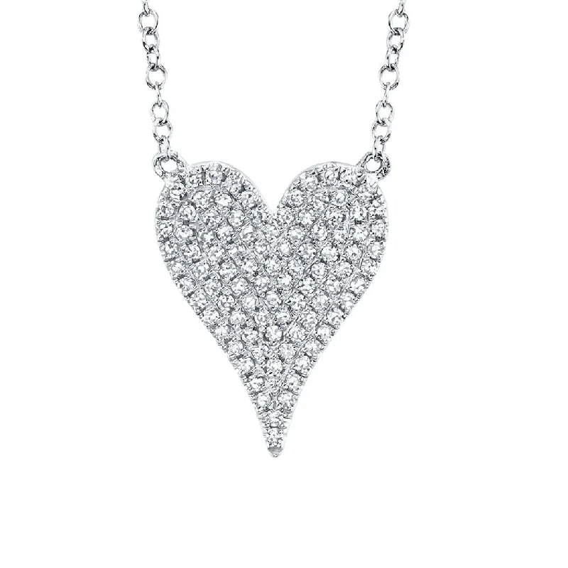 0.21 ctw Diamond Heart Necklace