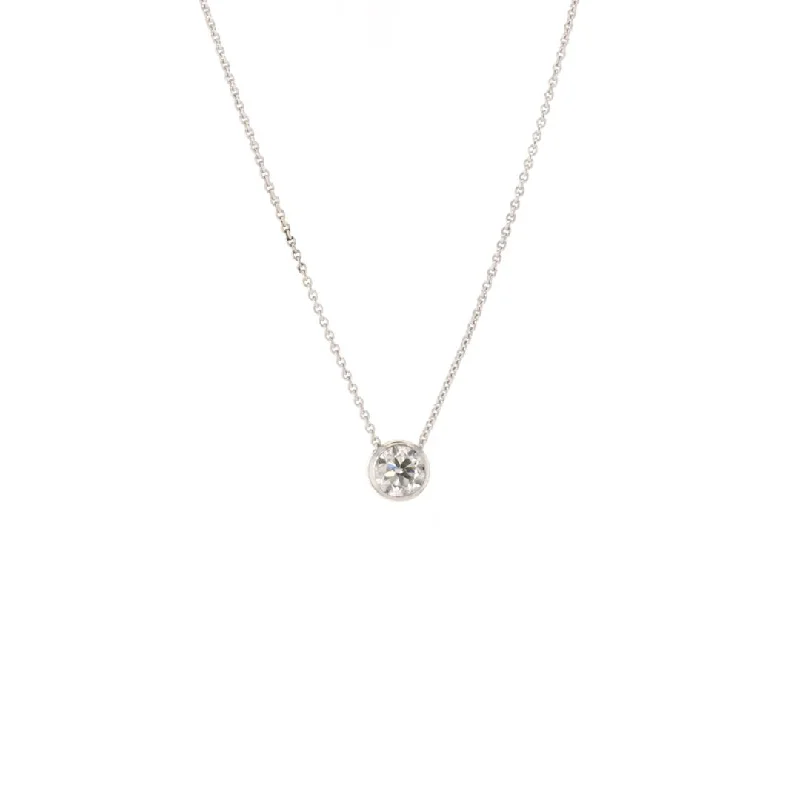 18" 0.48 ct Diamond Solitaire Pendant Necklace | 10277842