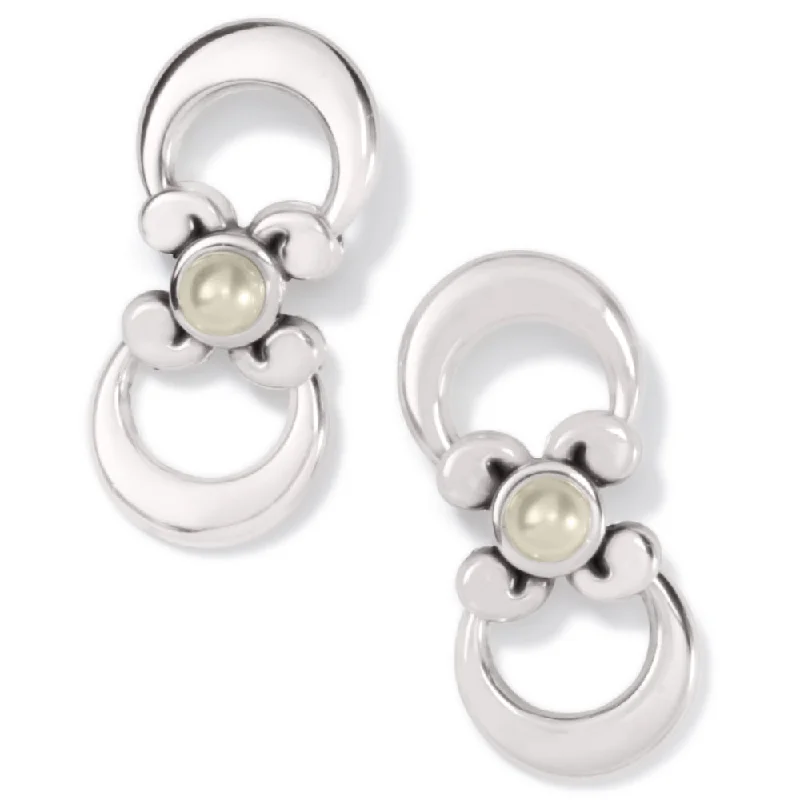 Marquise Diamond Ring Brighton Taos Pearl Cross Post Drop Earrings