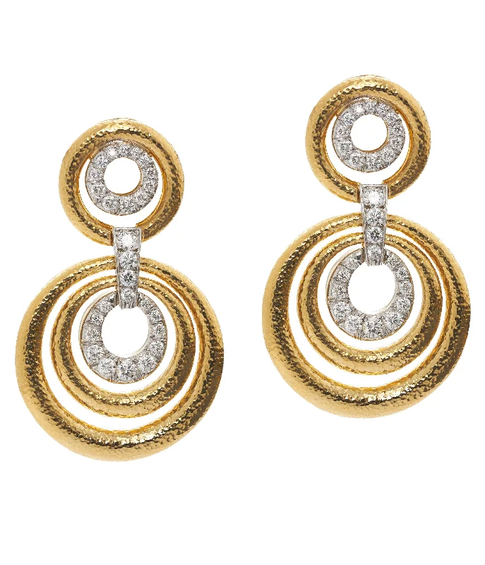 Madison Triple Round Hoop Earrings