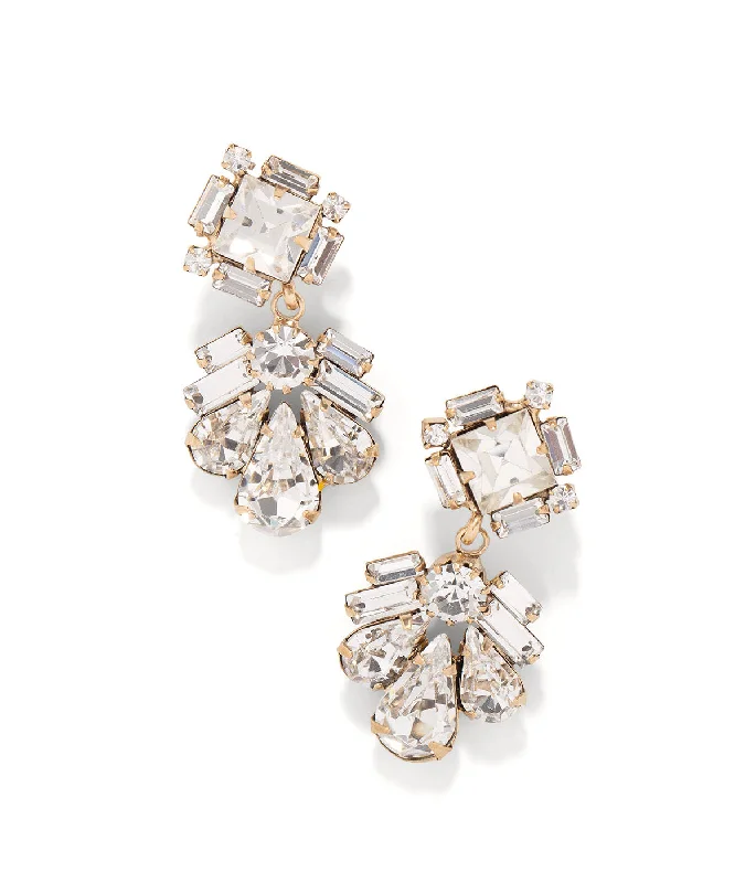 Eugenie Earrings in Crystal