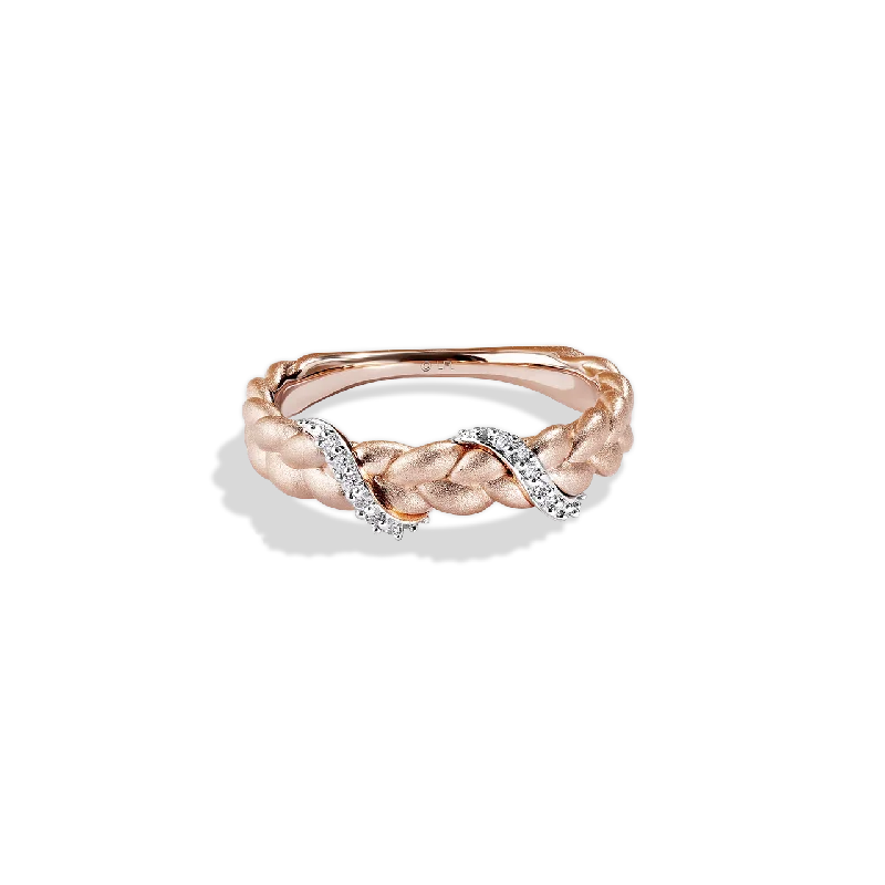 GALACTIC ROYALTY WOMEN'S RING Diamond Accent 10K Rose Gold