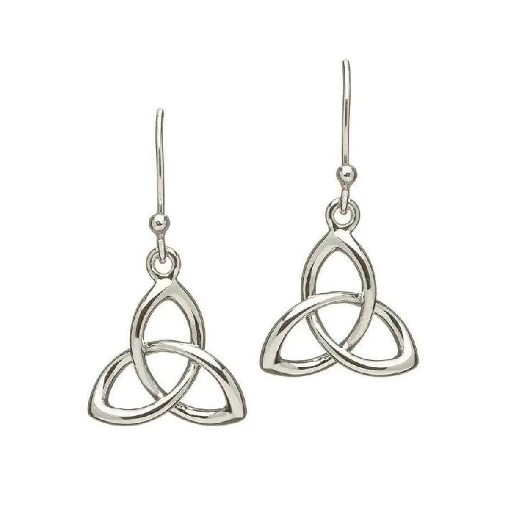 Trinity Knot Drop Earrings