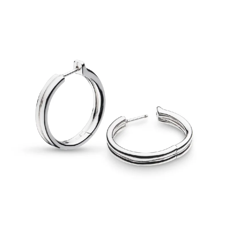 Sapphire Halo Earrings Kit Heath Bevel Unity Maxi Hoop Earrings