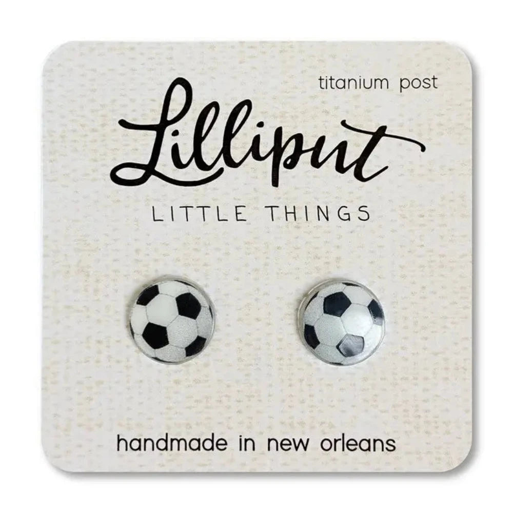 Pearl Strand Bracelet Lilliput Little Things Soccer Ball Earrings