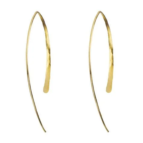 Ruby Choker Necklace Large Gold "Wishbone" Earrings