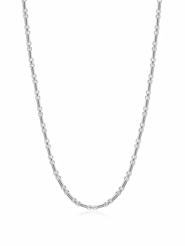 Men's Stainless Steel Modern Figaro Belcher Chain