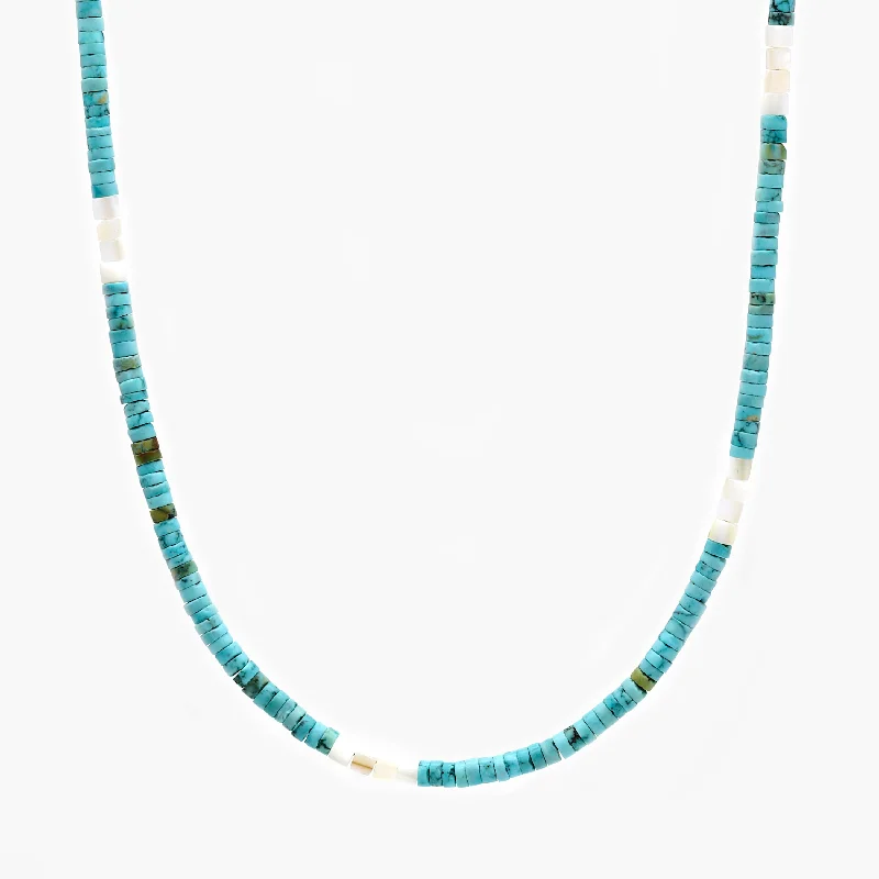 Necklace With Arizona Turquoise Beads