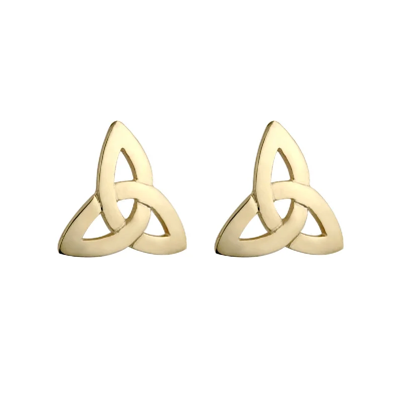 9k Gold Trinity Knot Earrings