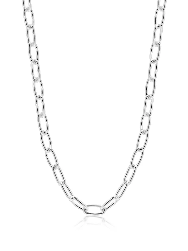 Sterling Silver Paperclip Chain