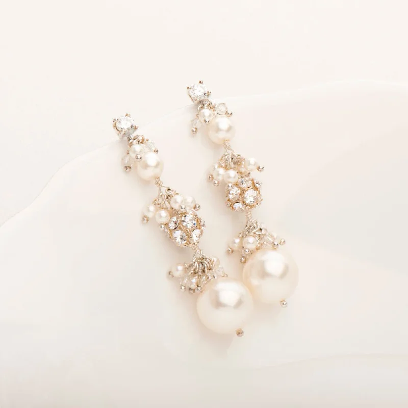 Three-Tier Elizabeth Earring