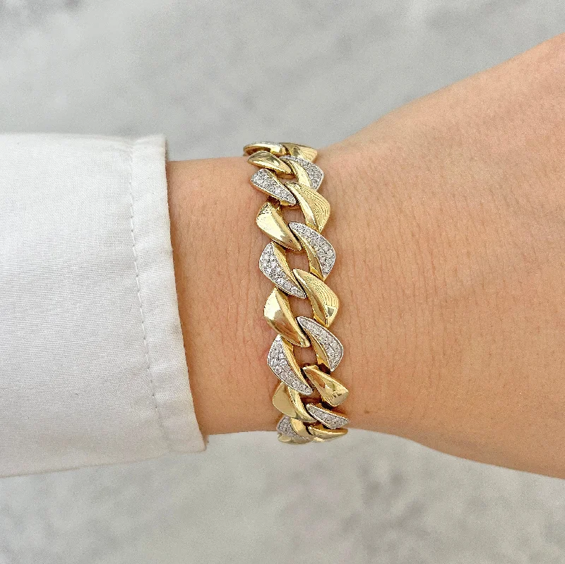 14K GOLD DIAMOND ANNE BRACELET