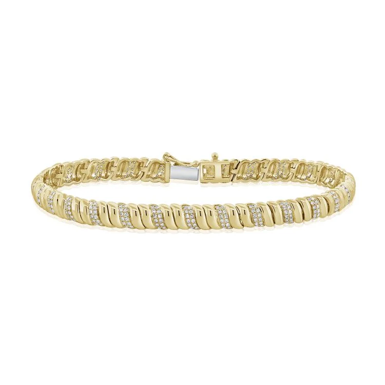 14K GOLD DIAMOND RANDI BRACELET