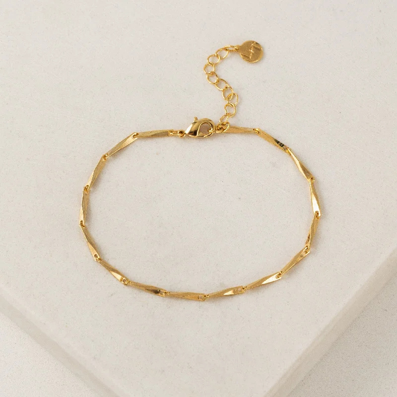 Alanis Chain Bracelet Gold