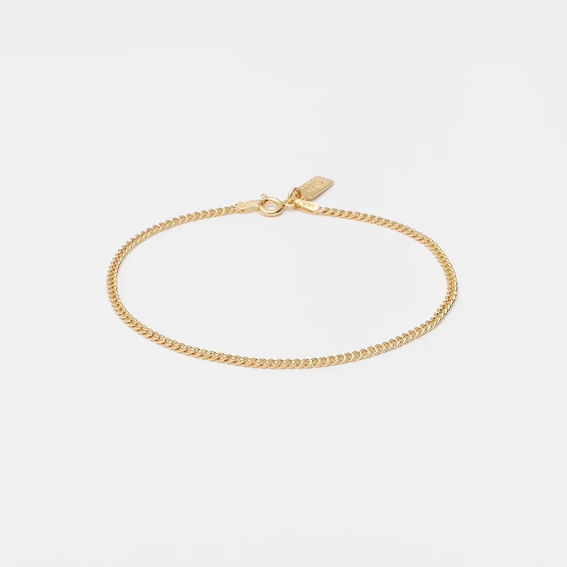 Baby Cuban Bracelet in Gold for her