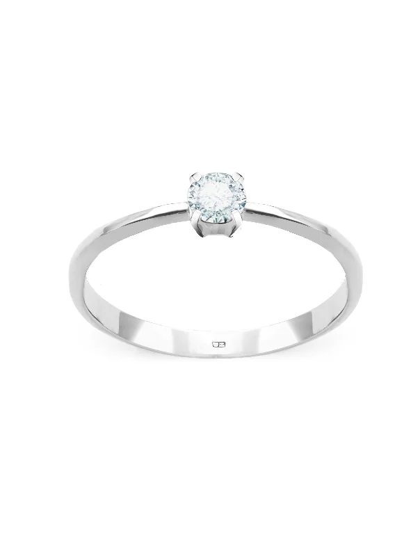 Your Way N°21 18K White Gold Ring w. Diamond