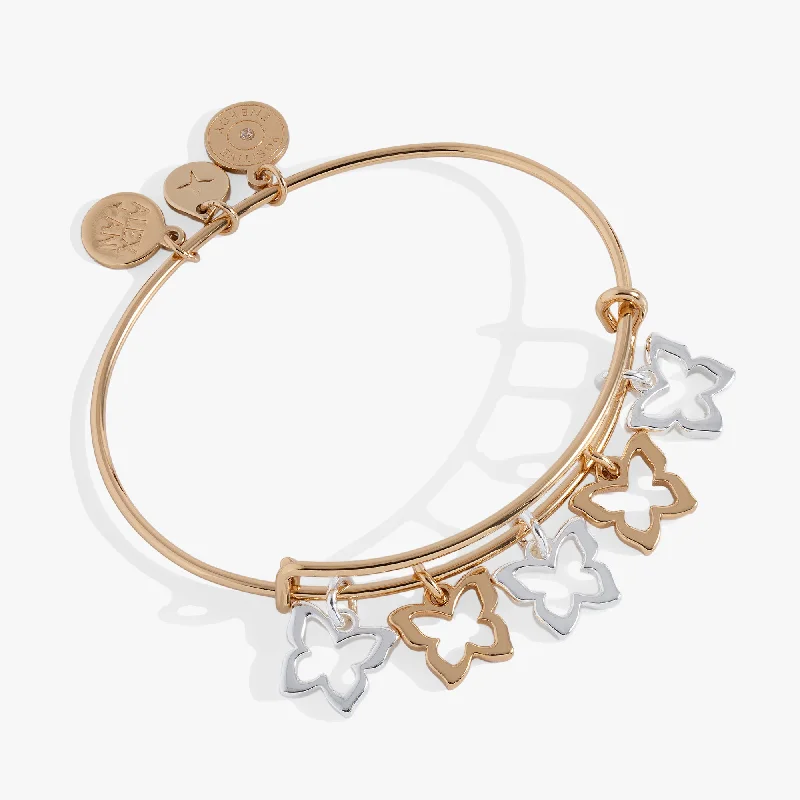 Butterfly Multi-Charm Bangle