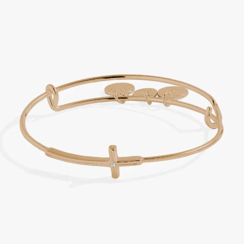 Cross In-Line Bangle