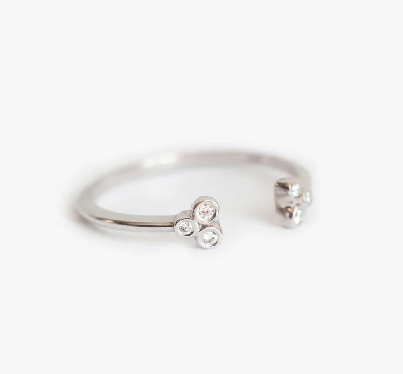 Diamond Ring, Open Cluster Wedding Ring