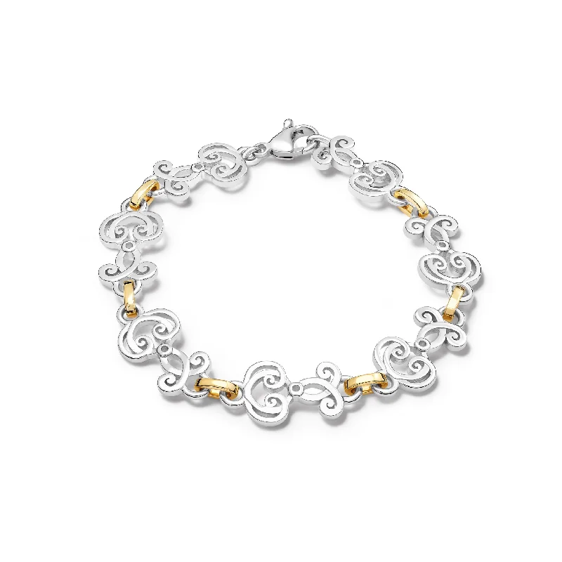 Ecurie Bracelet Yellow Gold & Silver