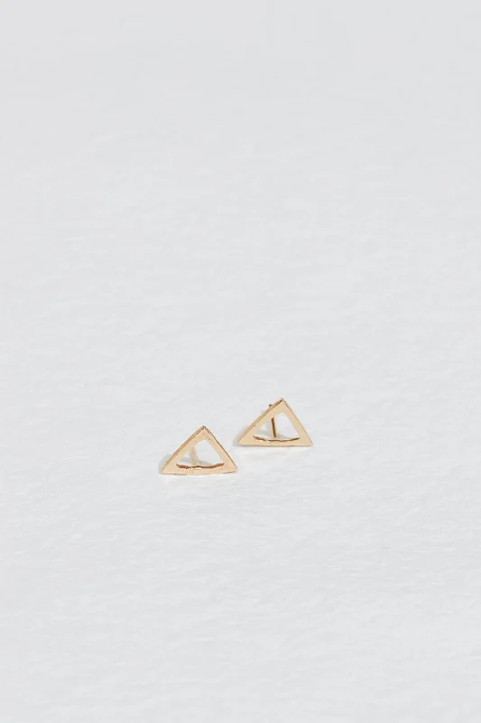 Elegant Diamond Ring JP TRIANGLE STUDS