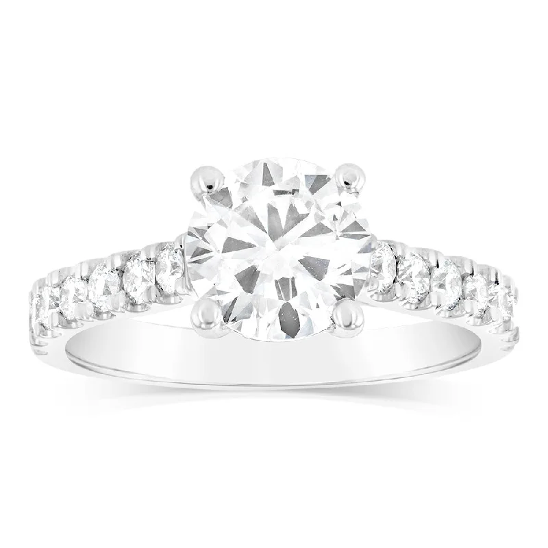 Luminesce Lab Grown 2 Carat Diamond Engagement Ring in 18ct White Gold