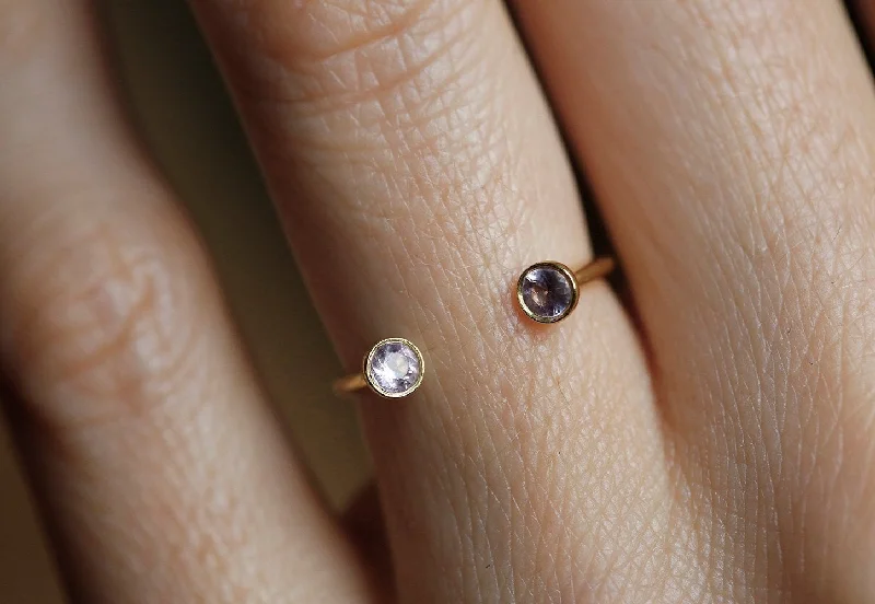 Open Ring, Birthstone Ring