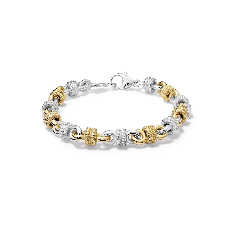 Paris Bracelet Yellow Gold & Silver