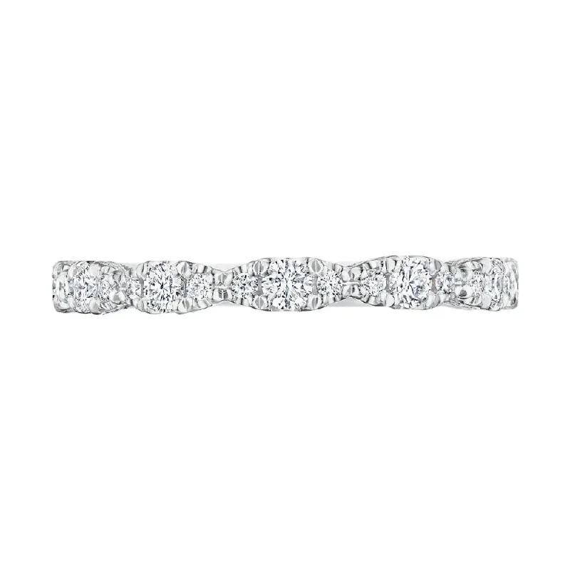 Tacori Petite Crescent, RoyalT Marquise Shape Design Detail Wedding Band