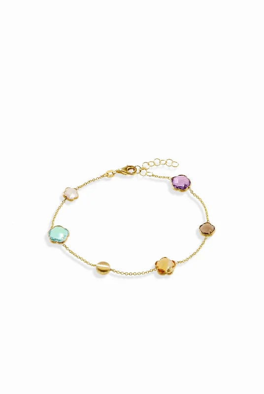 Venezia Multi Color Flower Bracelet