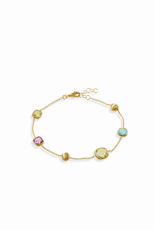 Venezia Multi Color Quadrato Bracelet